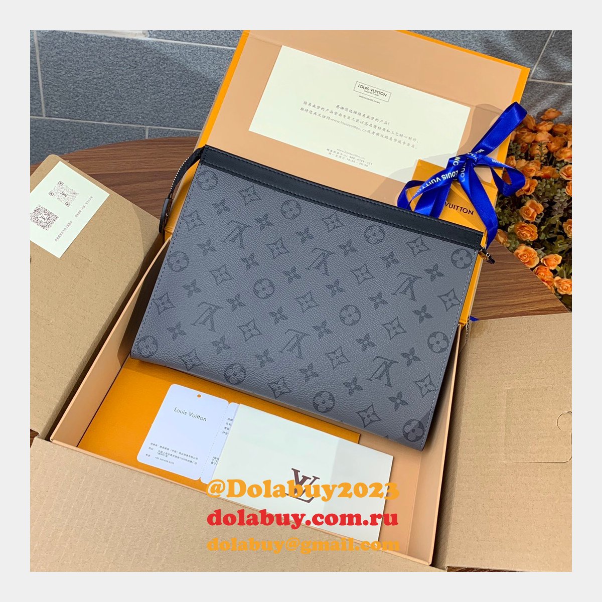 Louis Vuitton M69535 Luxury Pochette Voyage MM G66 China Replica