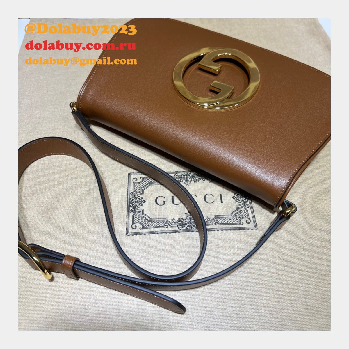 dolabuy website to buy replica G*u*i 699268 blondie shoulder bag