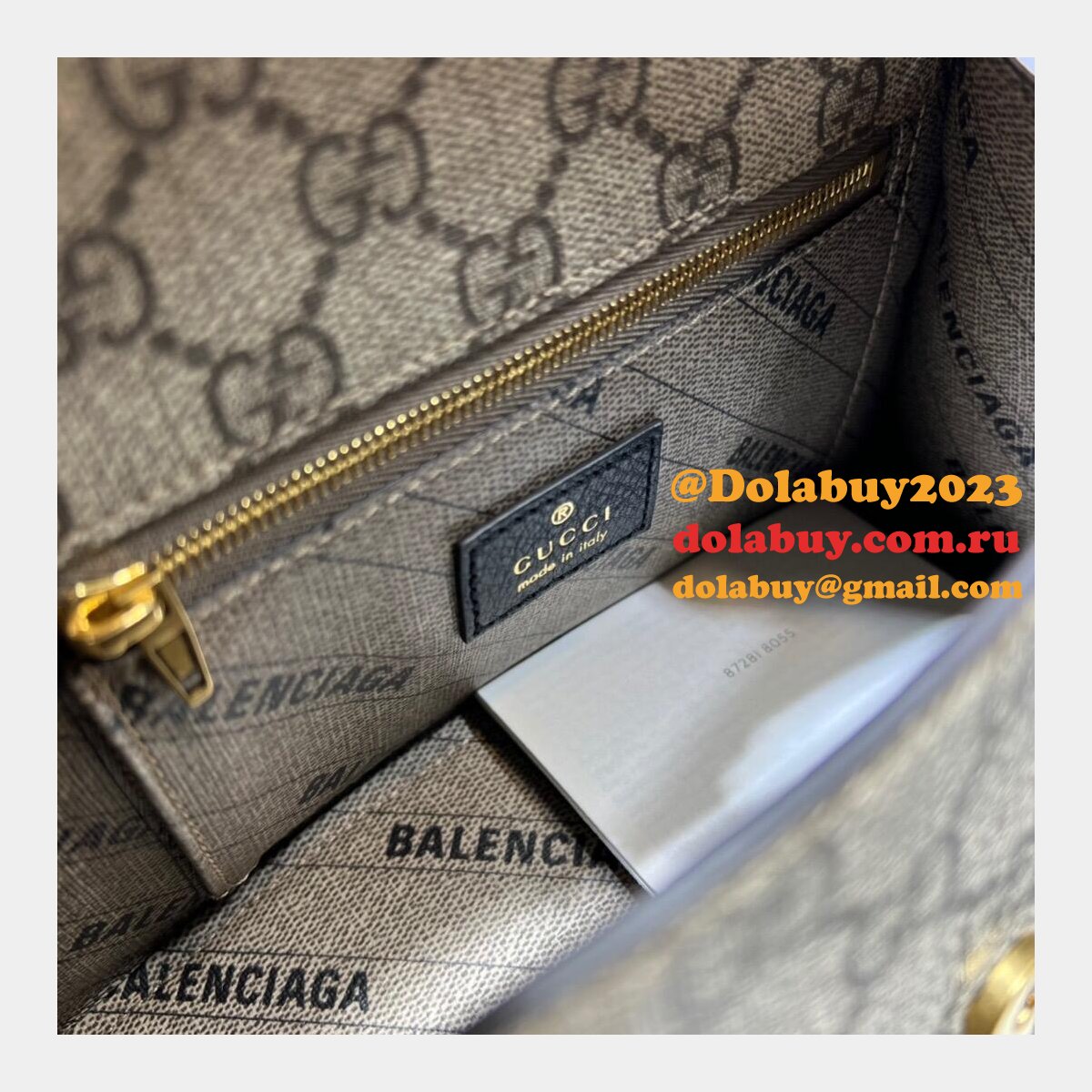 G*u*i x balenciaga top quality 658575 replica hourglass small top handle bag