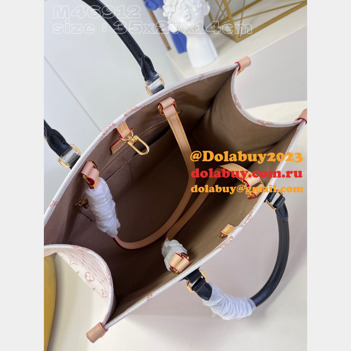 OnTheGo Monogram Canvas M46912 Knockoff Louis Vuitton Handbag