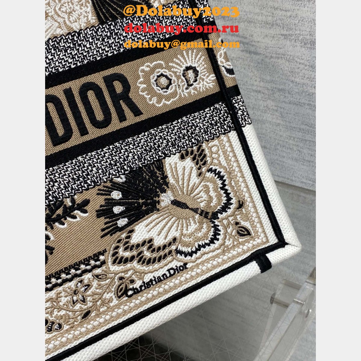 Buy Cheap Replica Best Fake CD Book Tote 1:1 Bag