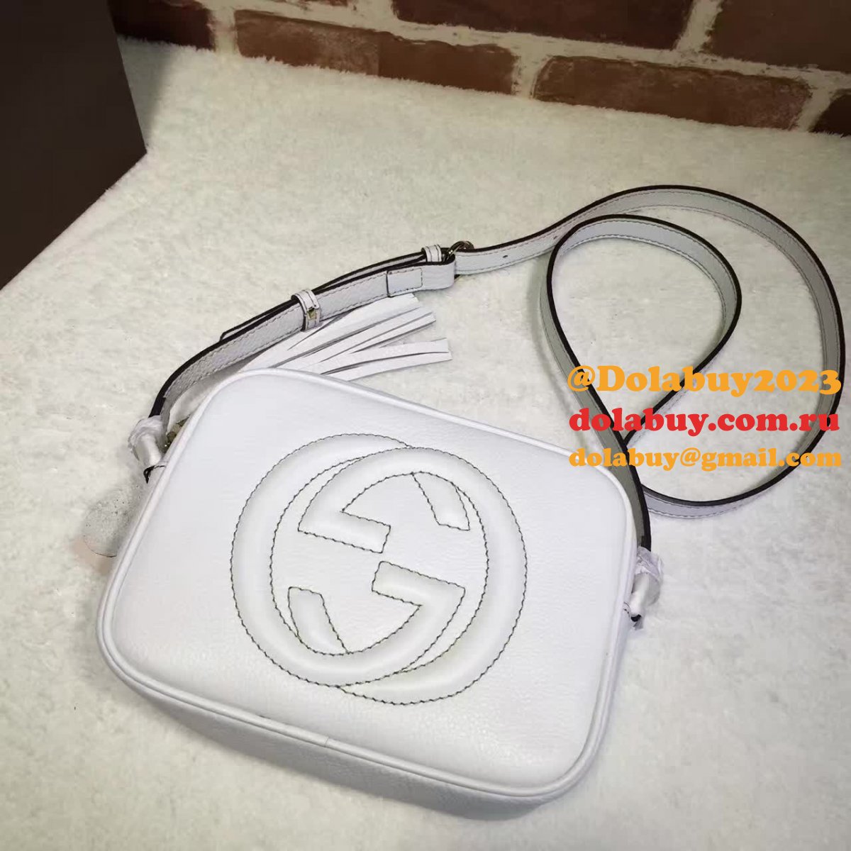 aaa+ G*u*i replicas soho small leather disco 308364 bag