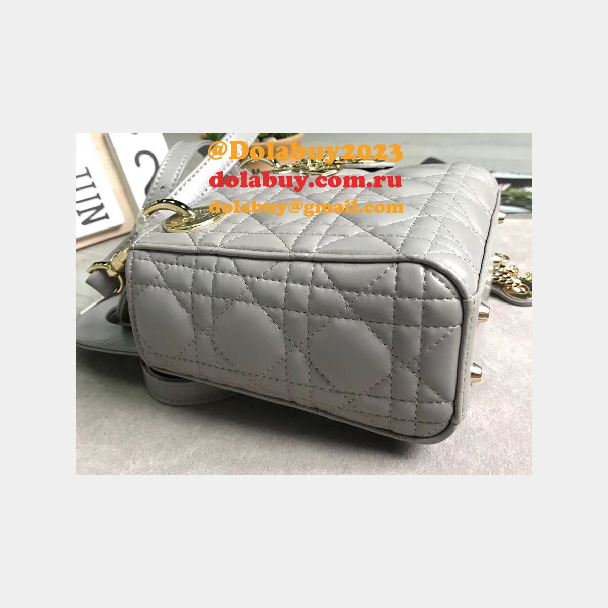 AAA+ Christian Lady Dior Handbags Online Purchase MINI 17CM