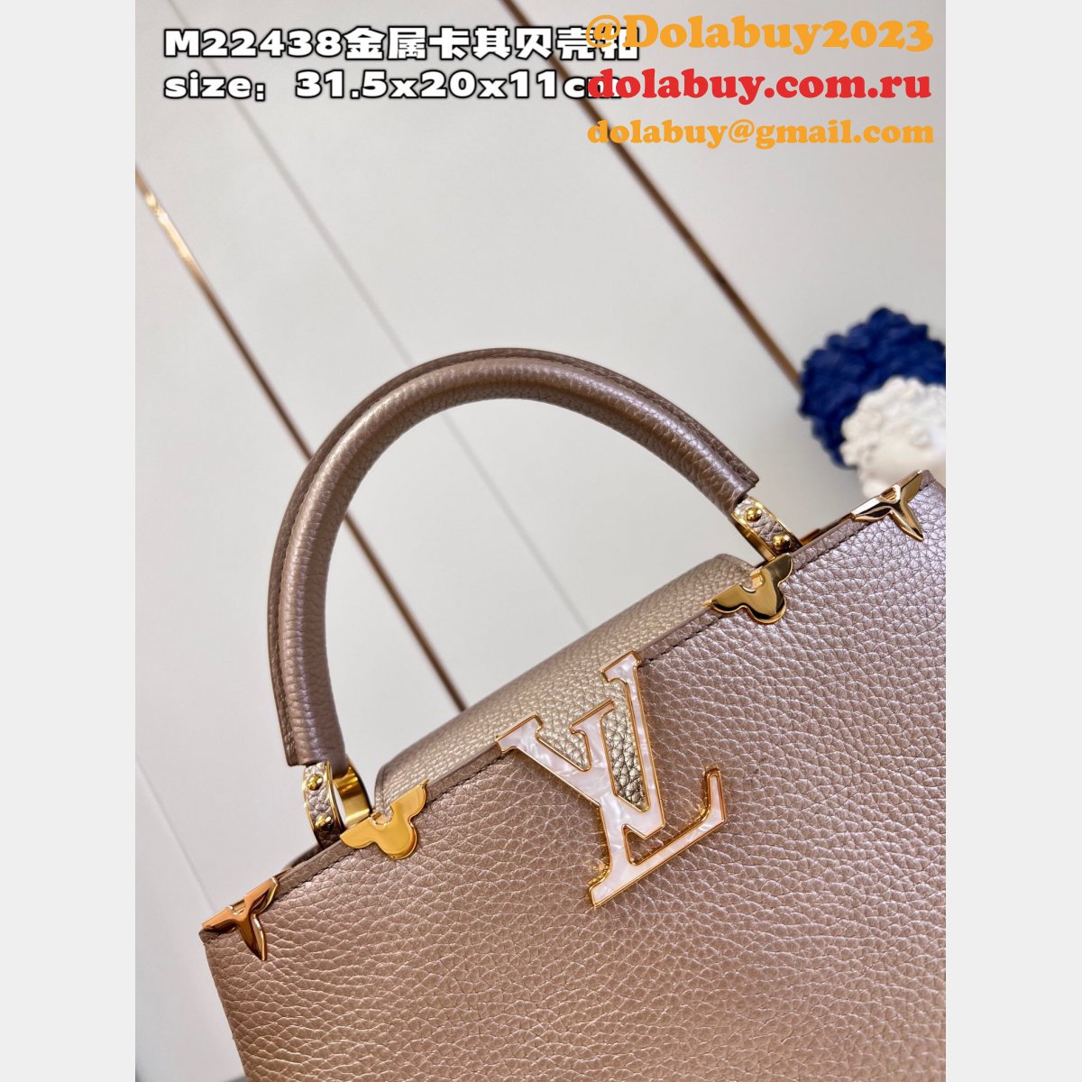 Capucines Shop Replica Louis Vuitton M22436 M22437 M22438 Bag