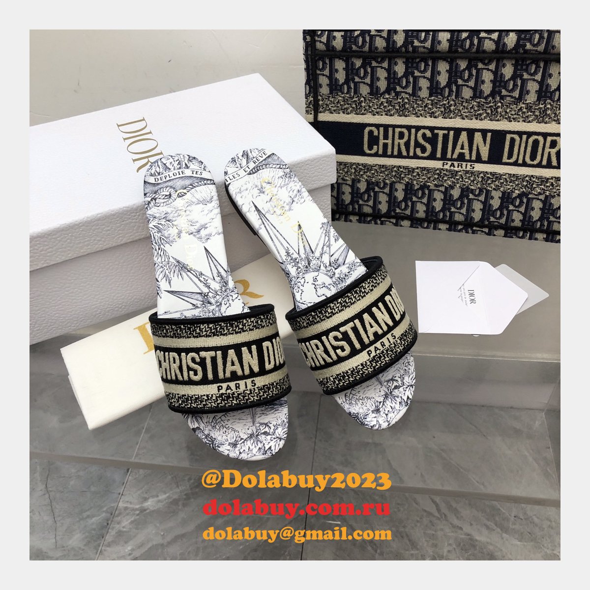 Buy Dior Sell online Best Quality Replica Sandals Shoes