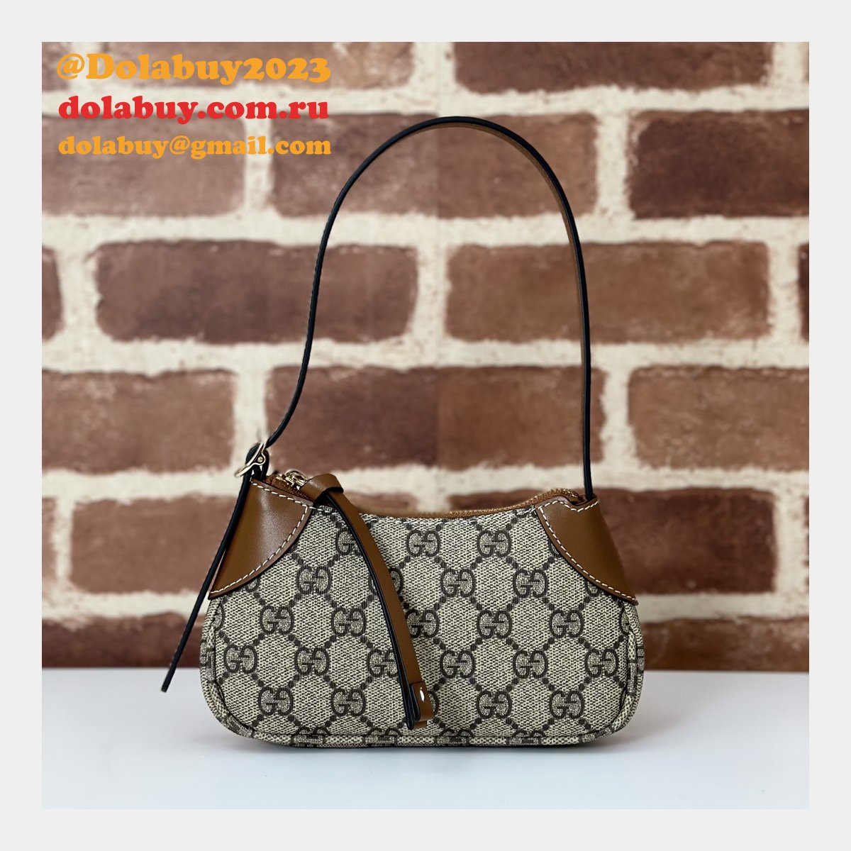 Gucci 7 Star GG Emblem Super Mini Shoulder 820696 Designer Bag