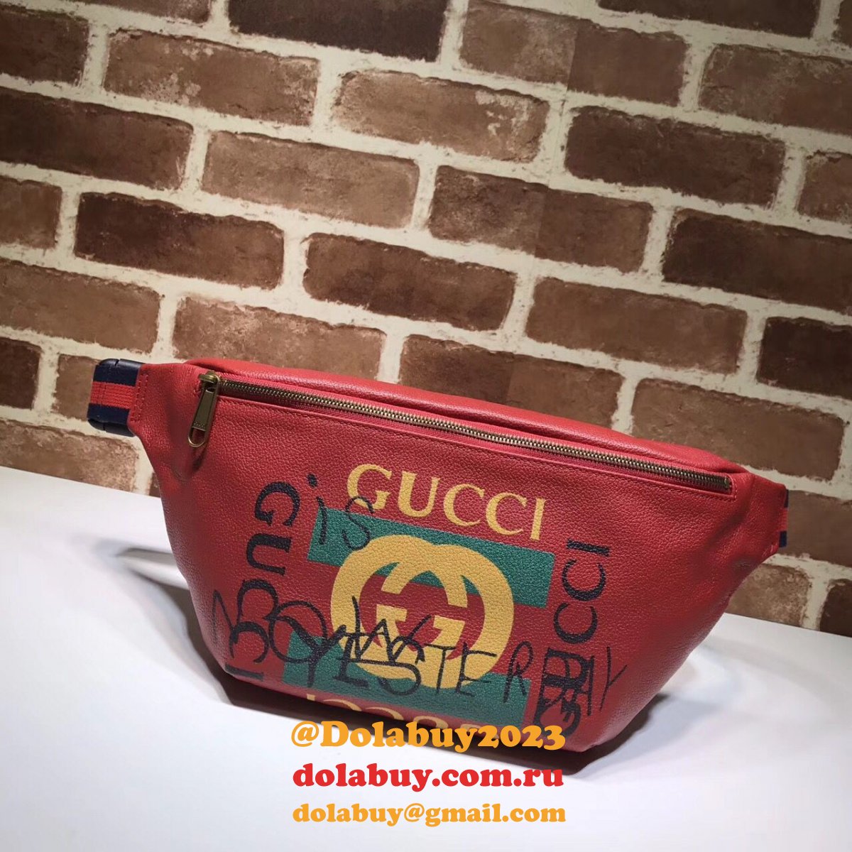 G*u*i 7 star gg marmont small quilted leather belt 493869 bag