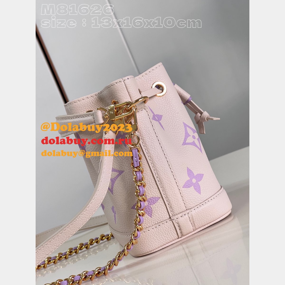 Shop Néonoé Replica Louis Vuitton M81626 1:1 Mirror Purple Bags