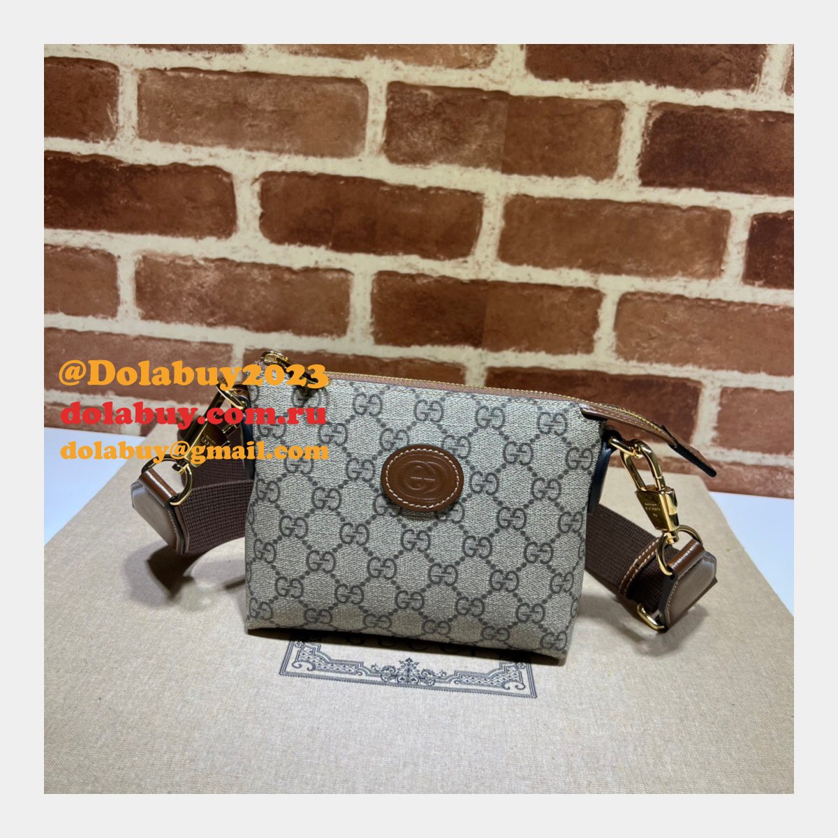 dolabuy G*u*i perfect fake 723306 messenger interlocking g bag