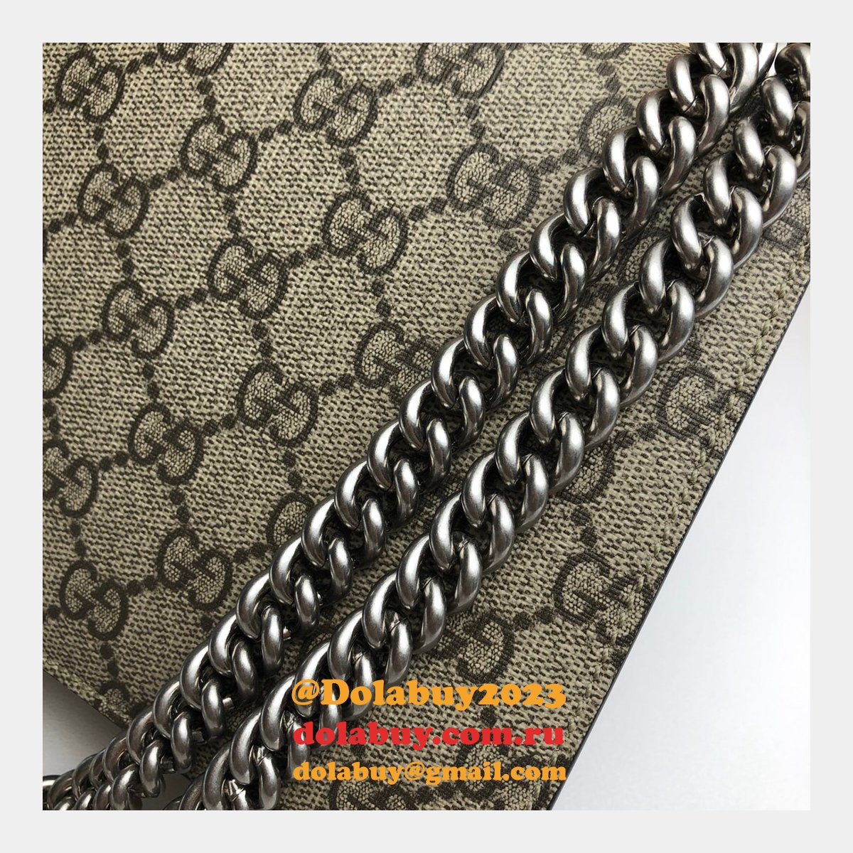 G*u*i high quality 421970 dionysus gg supreme mini beige bag