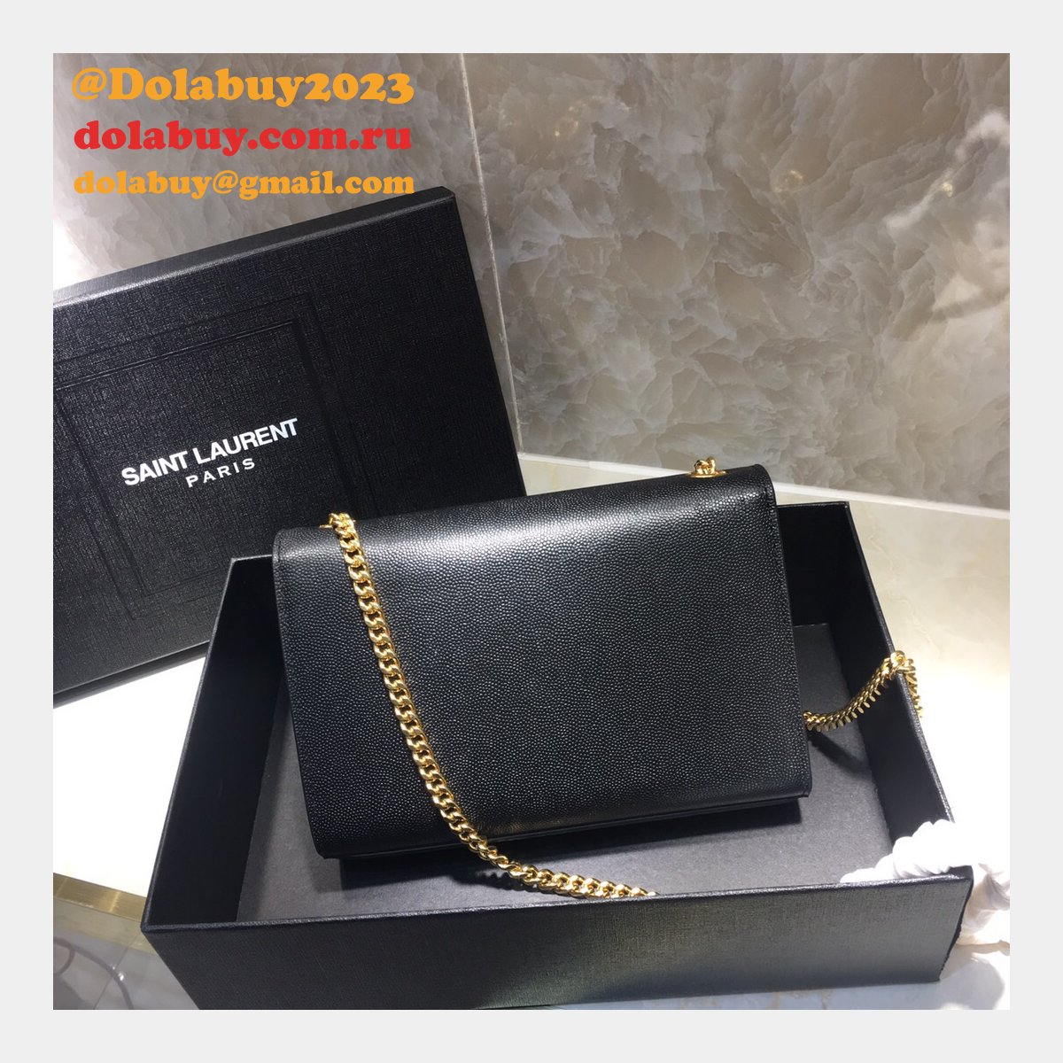 Saint Laurent 20CM Vicky Quilted Shoulder Bag