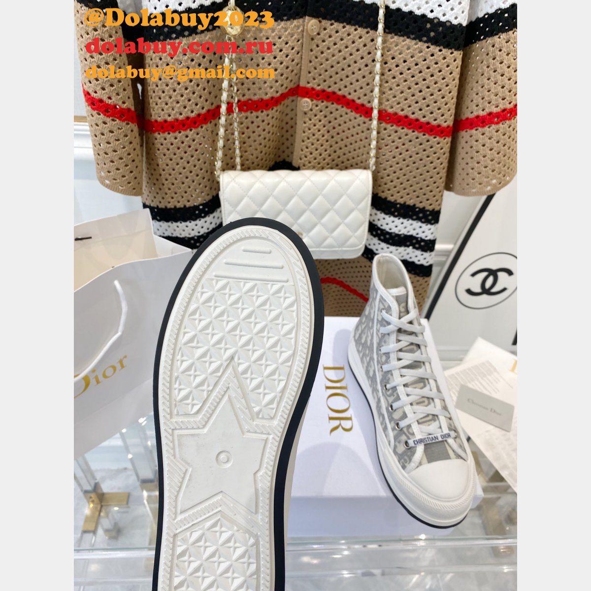 Best DIOR Platform Espadrilles Casual Cheap Perfect Sneakers