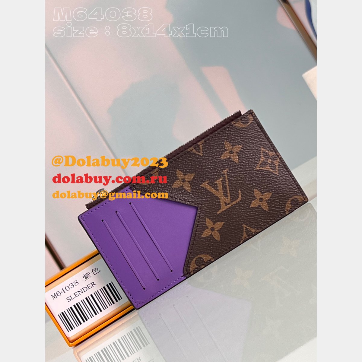 Coin Card Holder Damier Graphite M64038 LV Knockoff Bag