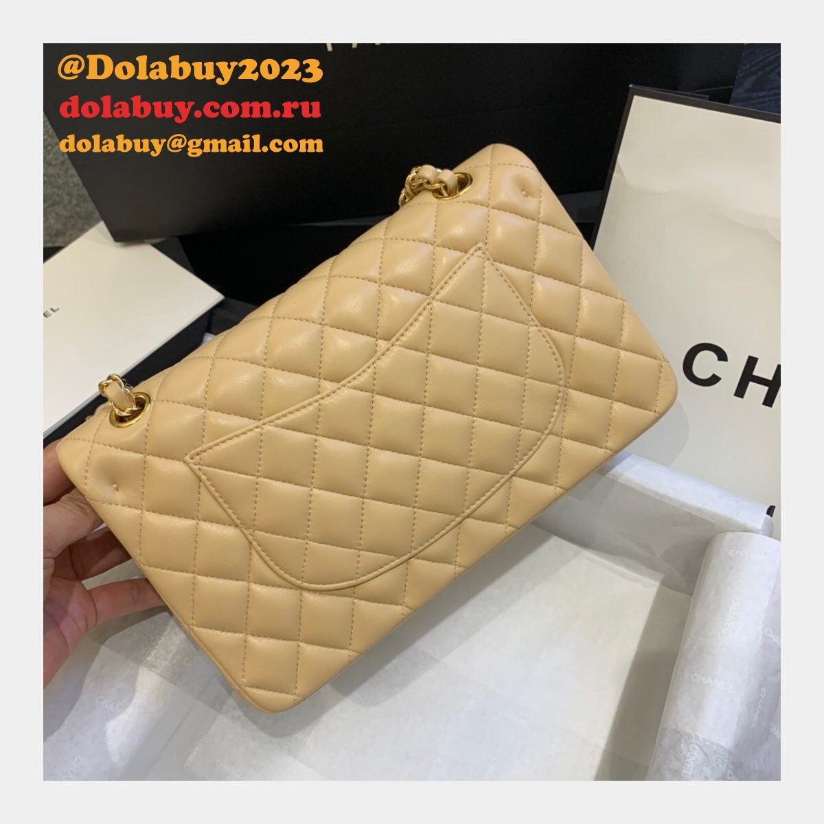 High Quality Replica Lambskin CF1112 Bags 25CM For Sale