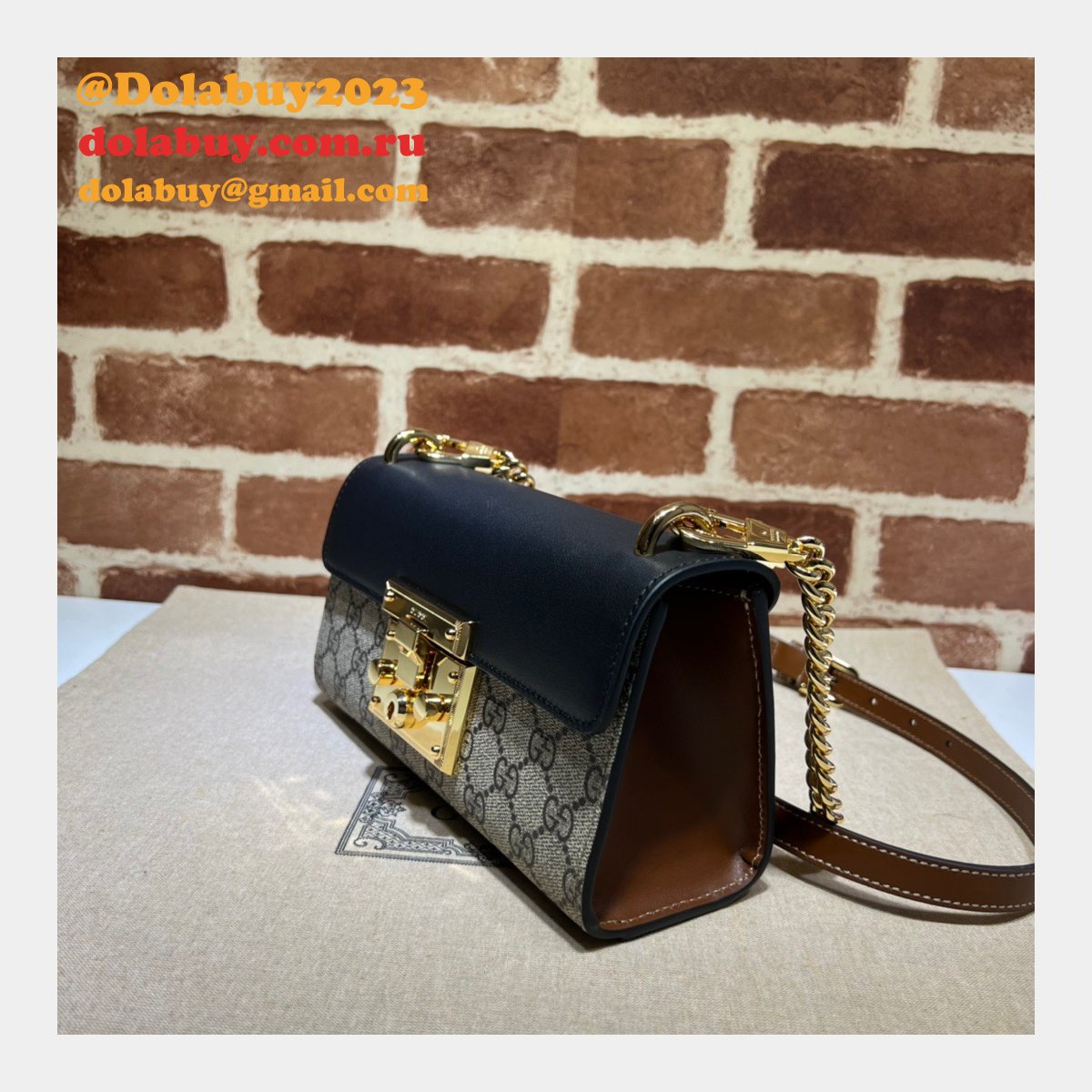 Quality Gucci Replica Padlock Chain 735103 Shoulder Bag
