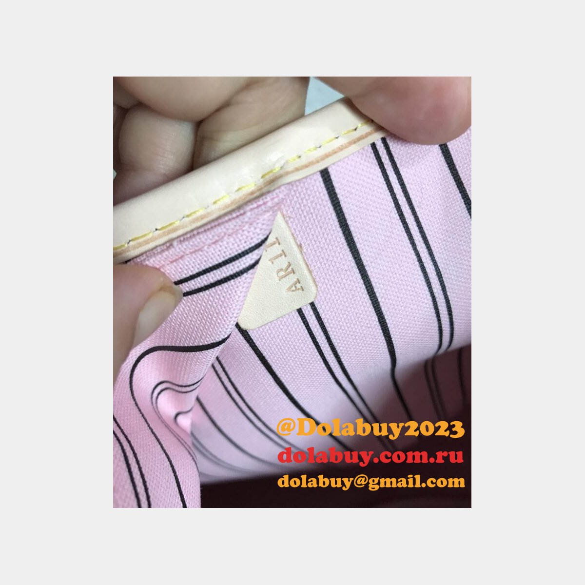 TOP QUALITY LOUIS VUITTONS NEVERFULLS GM M40990 pink 40CM