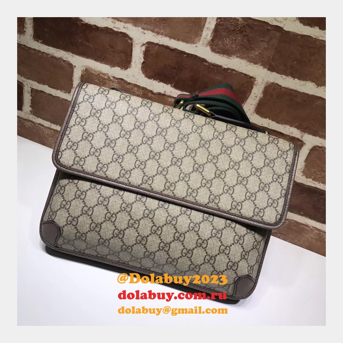 G*u*i best top quality gg supreme messenger 495654 bag