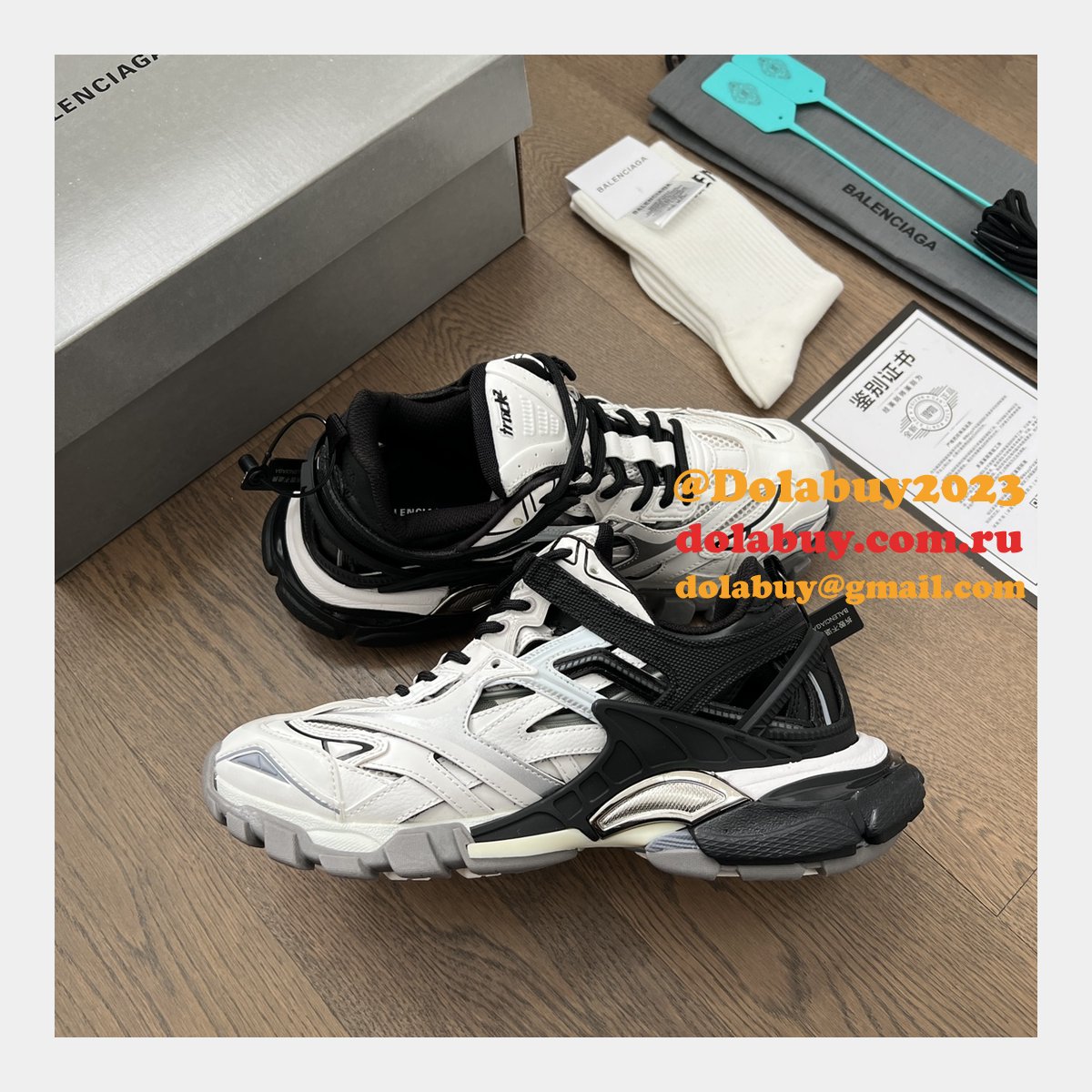 Replica Buy Balenciaga Track Trainer 4.0 Sneakers 1:1 Mirror Shoes
