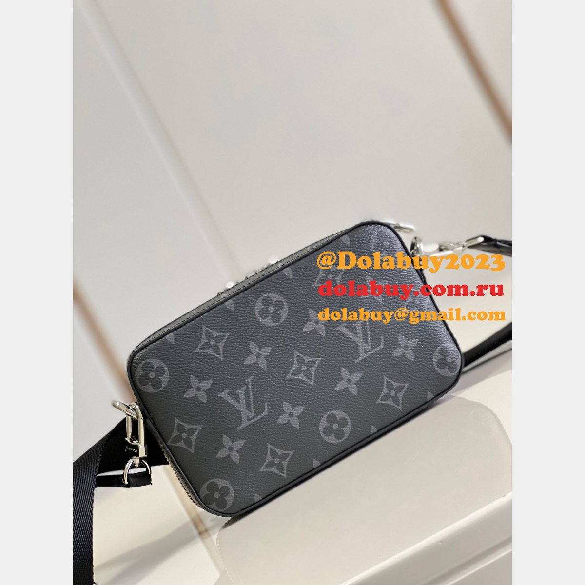 Louis Vuitton UK Best Replicas m80741/m60418 Alpha Wearable Wallet Monogram Eclipse Canvas