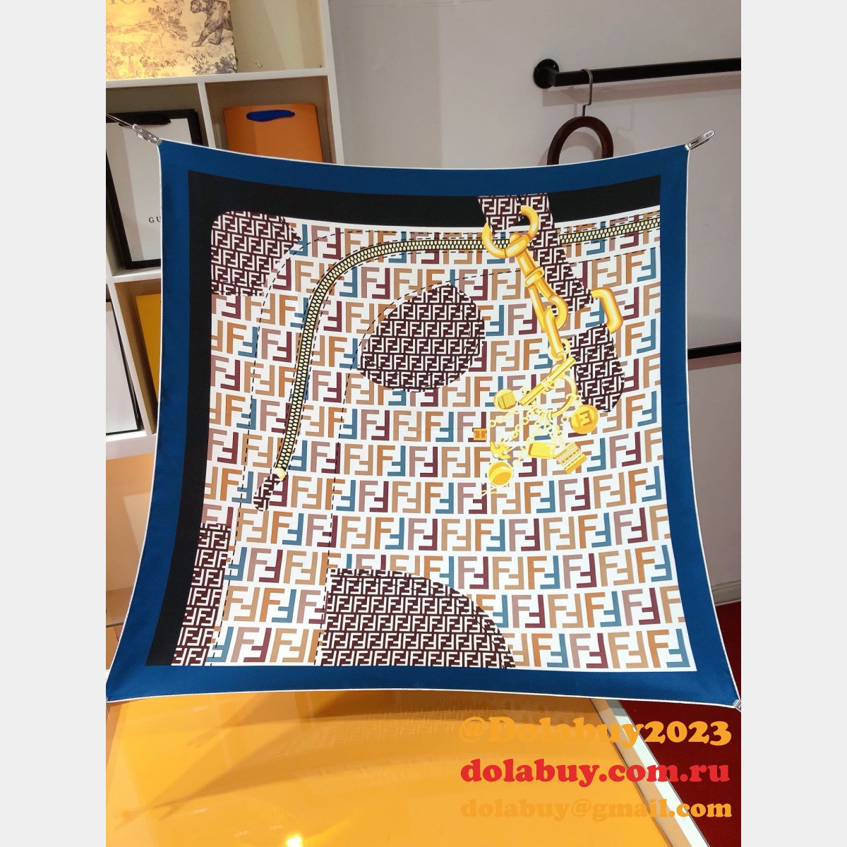 Top Quality fendi Silk twill