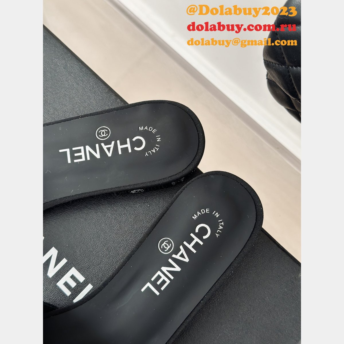 Slippers Heel Flat 6CM Replica Designer Shoes Online Store