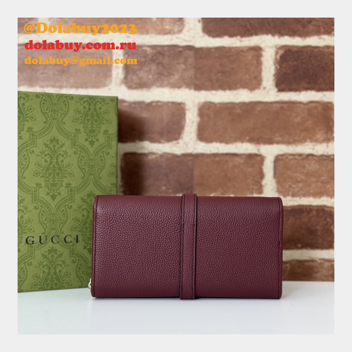 Replica 652681 Jackie 1961 Chain Wallet Gucci AAA+ Bag