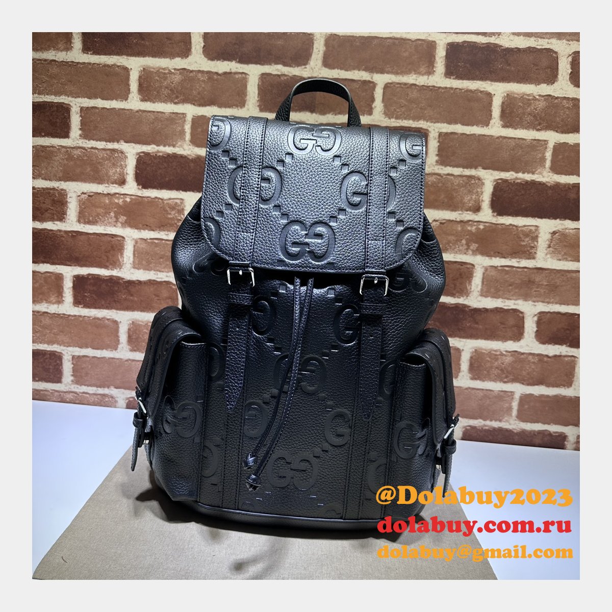 UK For Men Gucci Copy 625770 Jumbo GG Backpack Bag