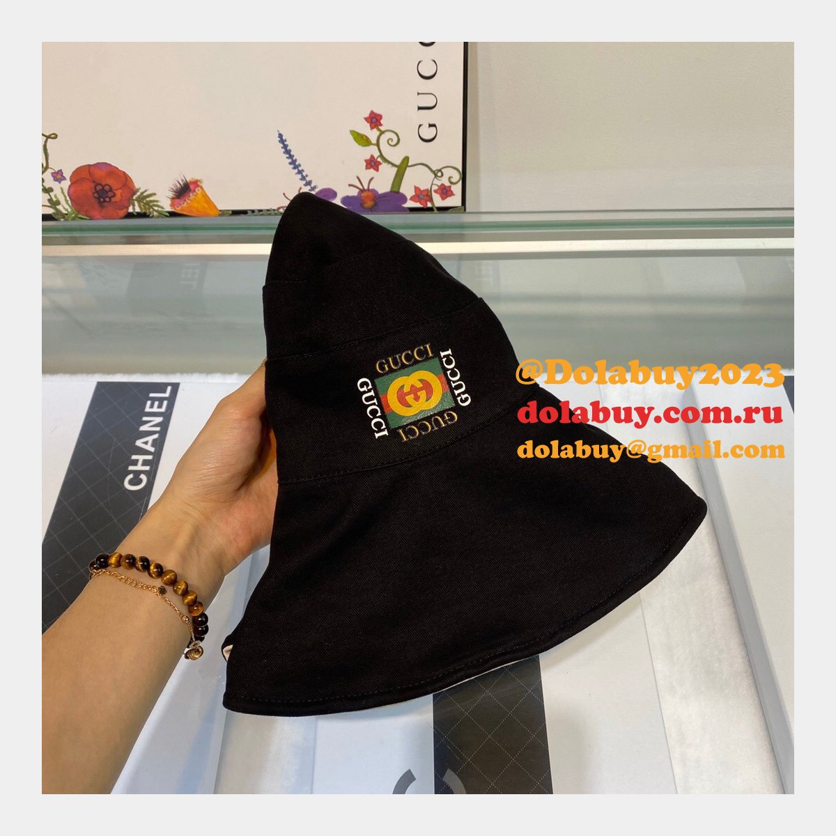 Fake Gucci Wearable on both sides hats