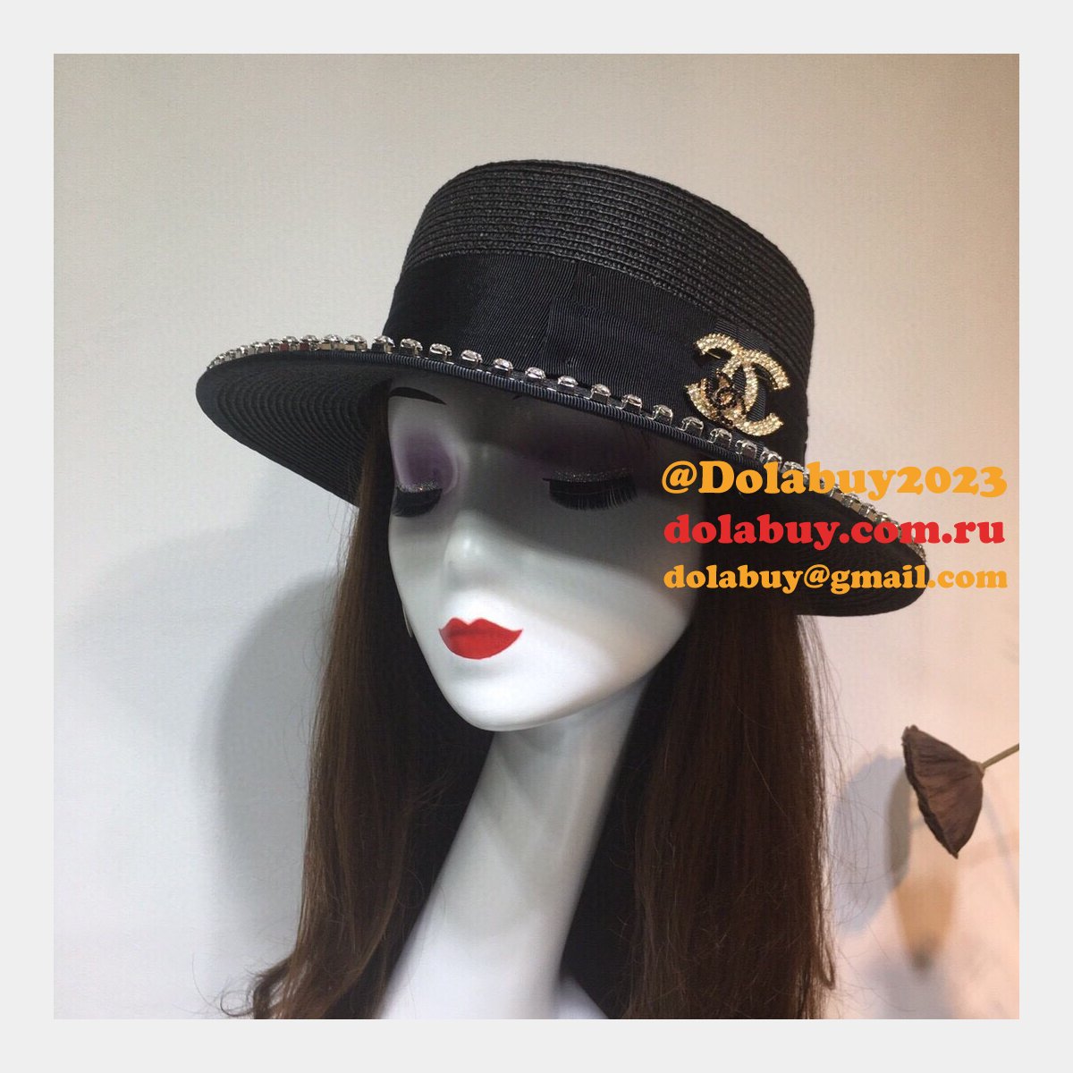 Luxury CC Replica Top 2020 hat black