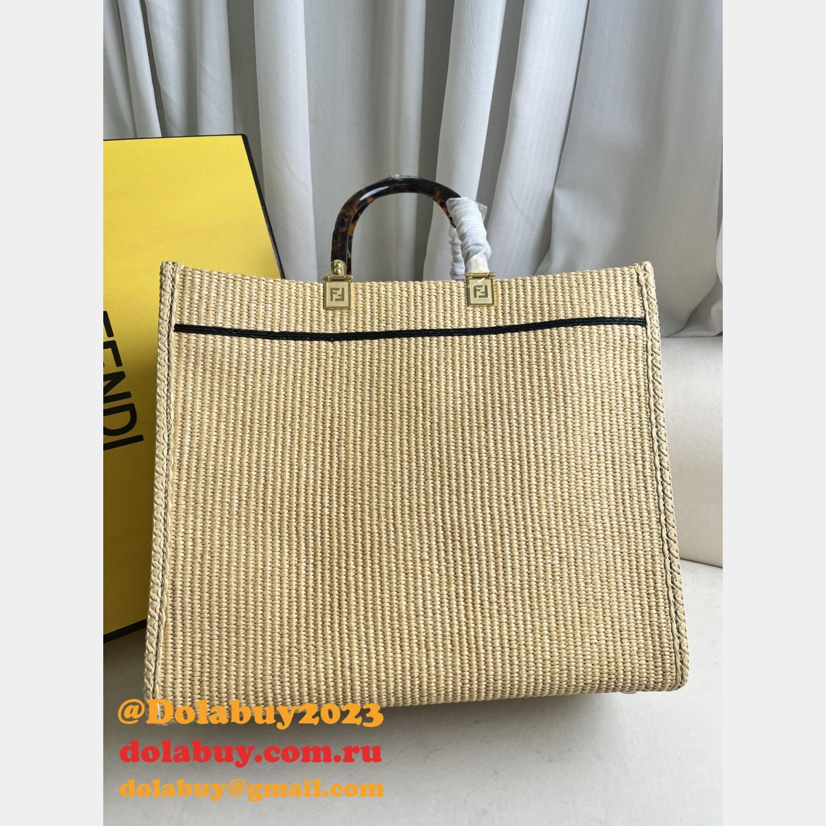 Top Quality Fendi Summer Raffia Shopping Bag Wholesale