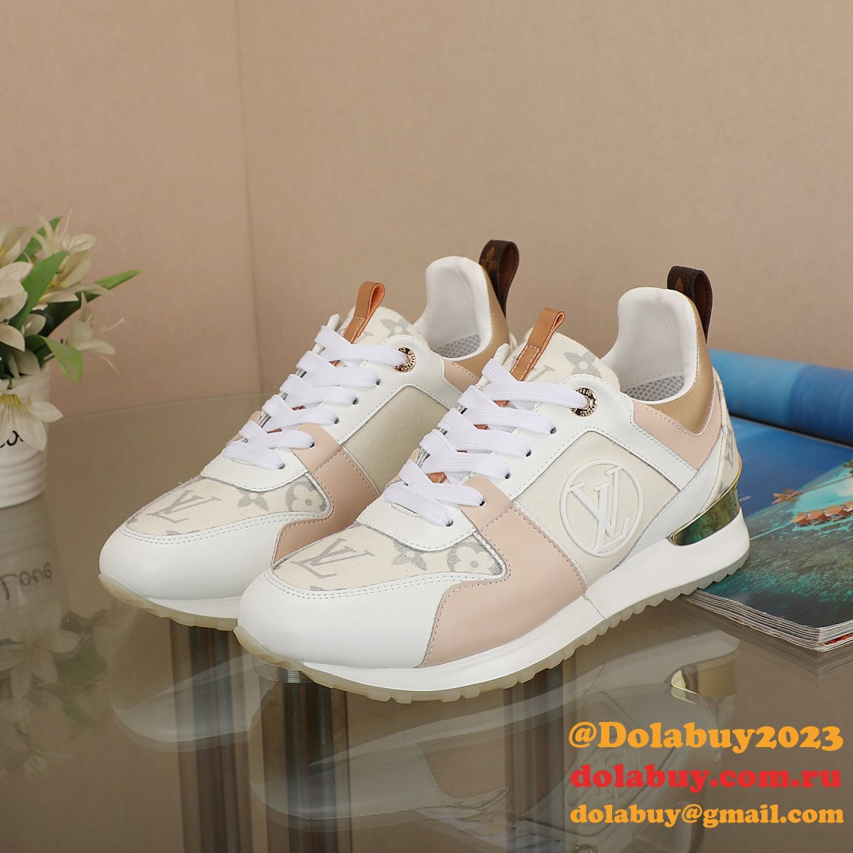 Inspired Louis Vuittons Cheap Run Away Monogram Replica Sports Shoes