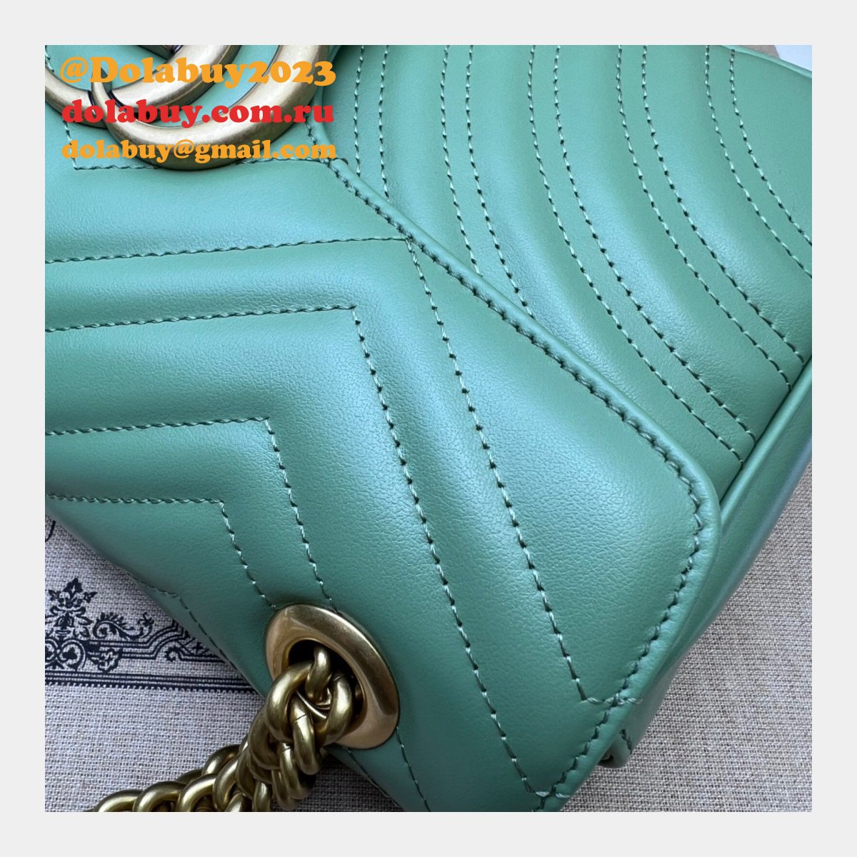 7 star G*u*i aaa replica 443497 gg marmont shoulder bag