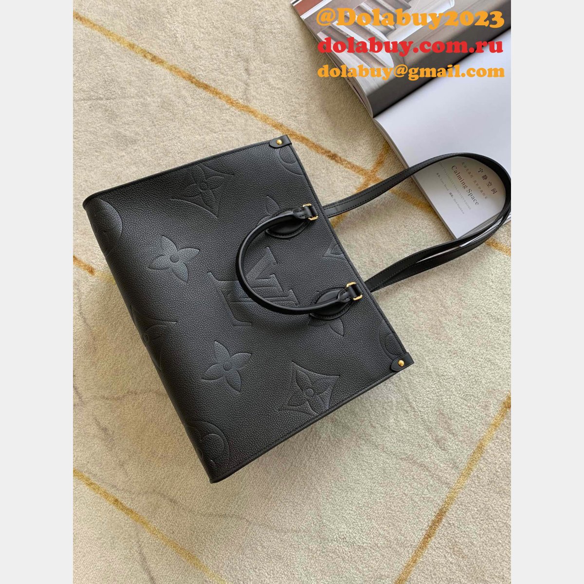 Louis Vuitton M45595 Onthego MM Monogram Empreinte Replicas Bag