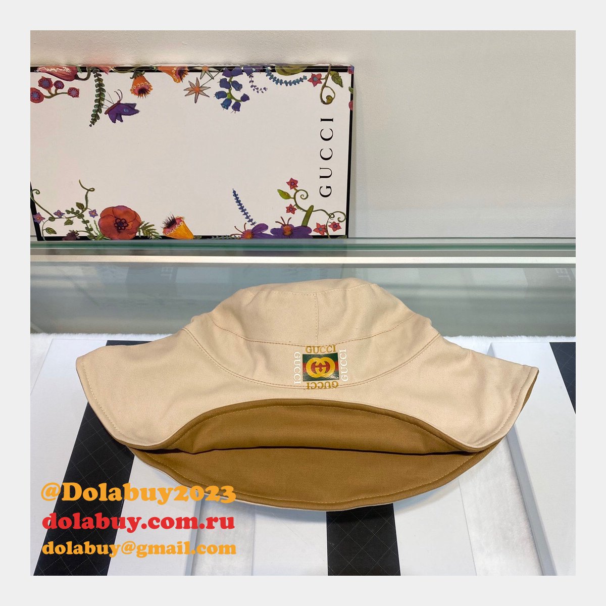 Fake Gucci Wearable on both sides hats