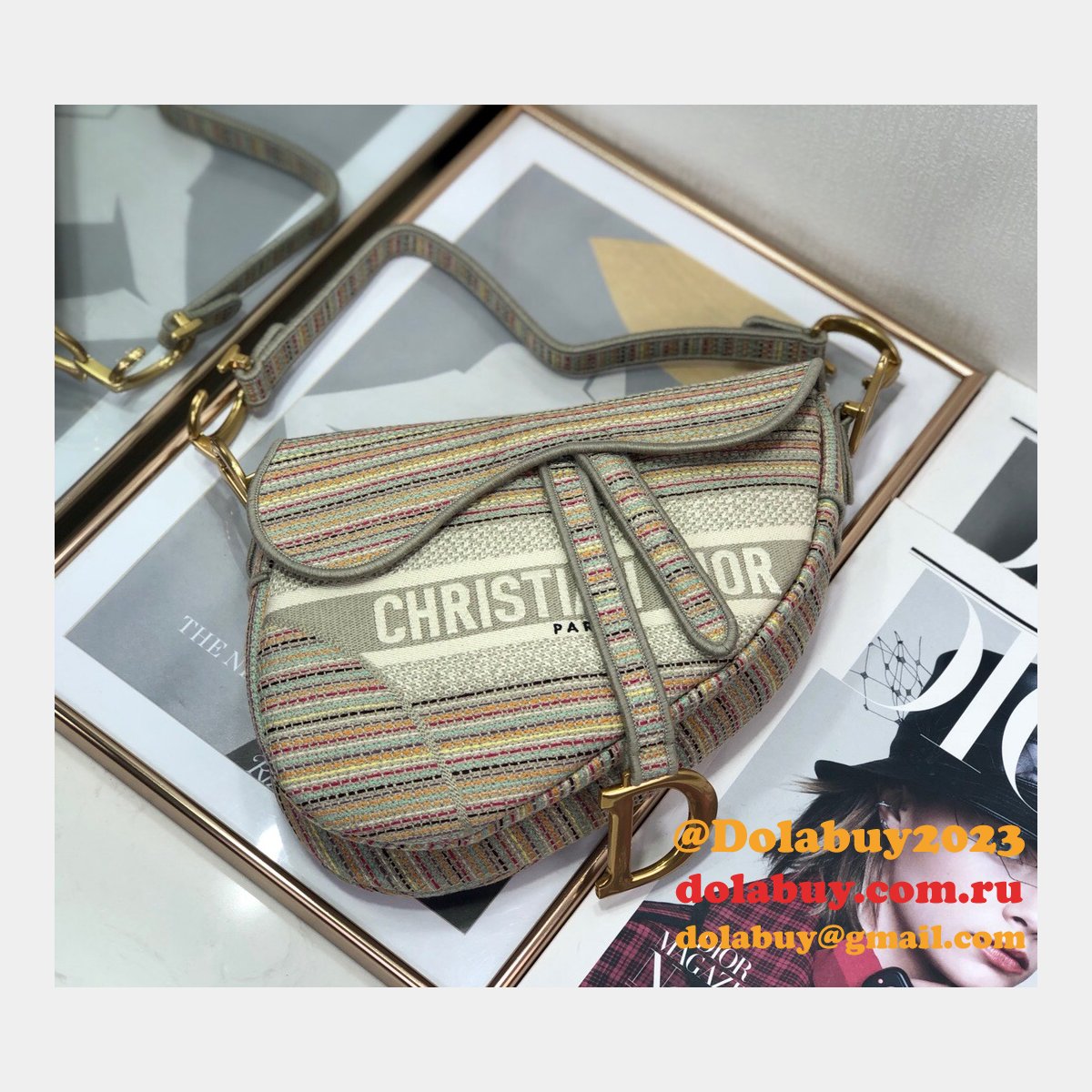 Luxury Best Replica Christian Dior Saddle Handbags for sale