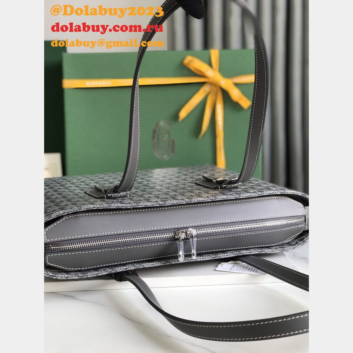 Top Quality 1:1 Mirror Goyardine Marquises Tote 020175