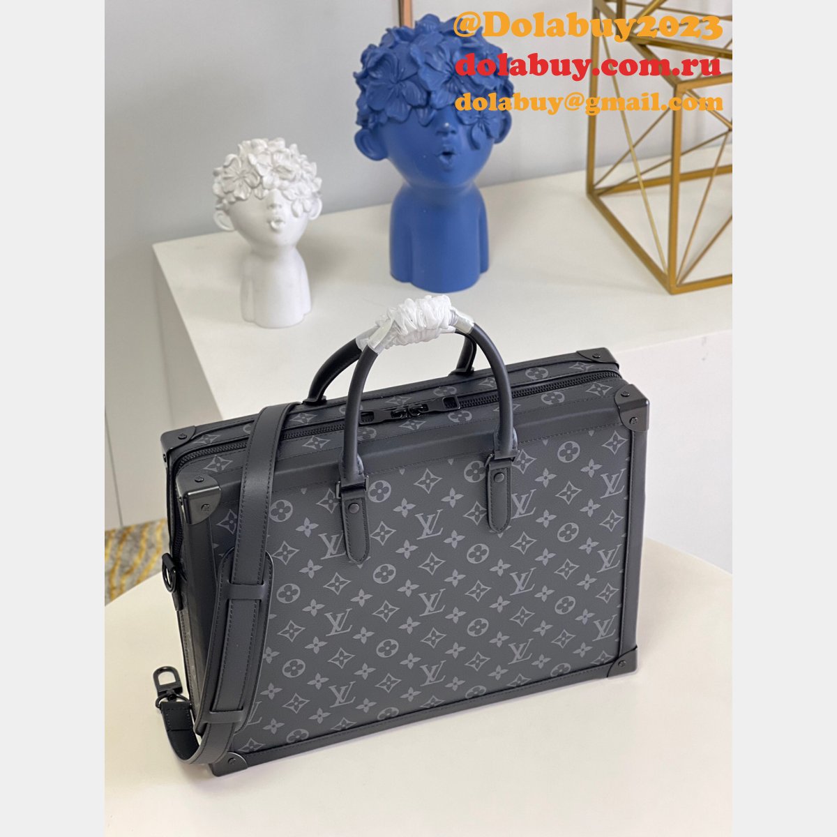 Louis Vuitton high quality designer replica Soft Trunk Briefcase M44952 Bag