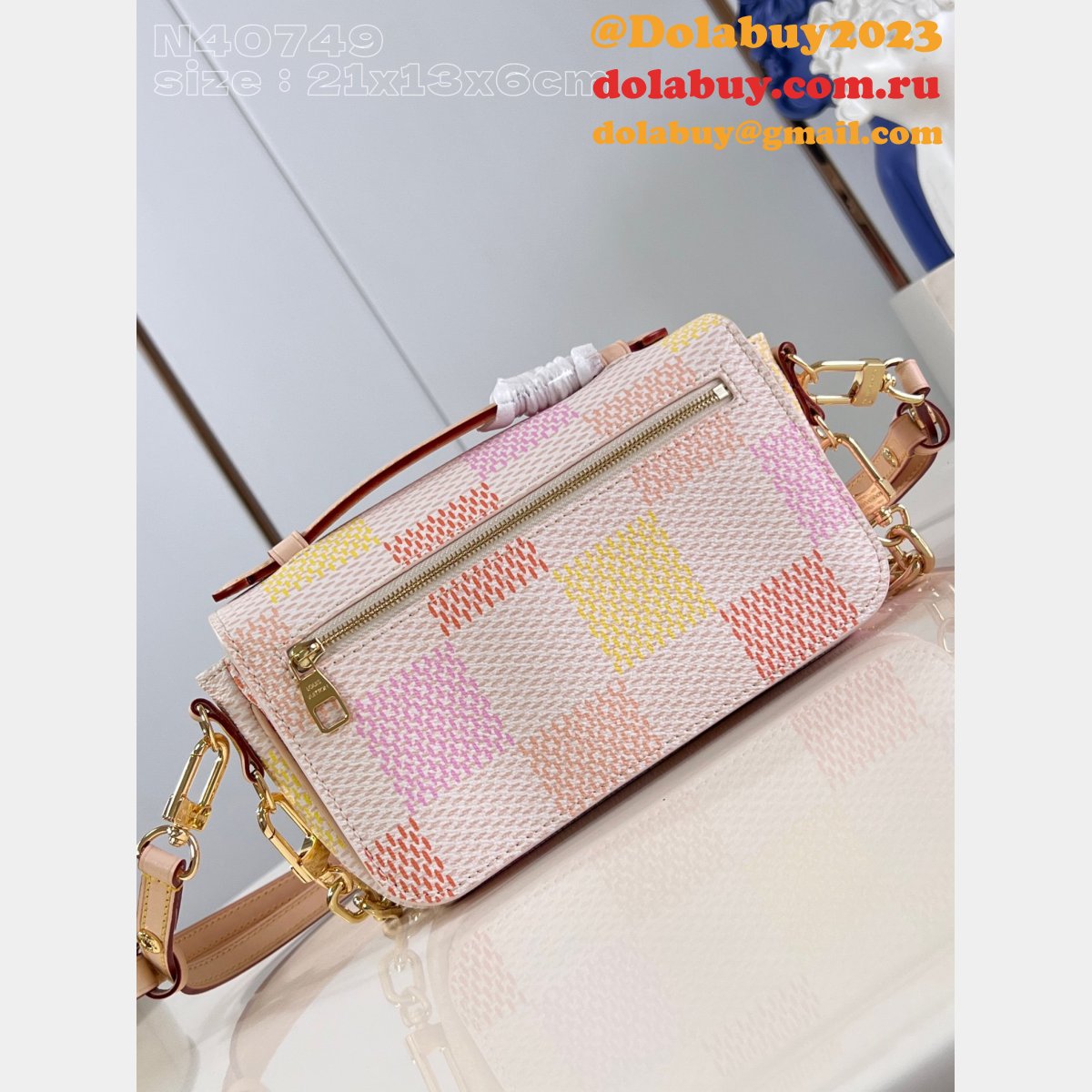 LOUIS VUITTON REPLICA N40749 Pochette Metis East West