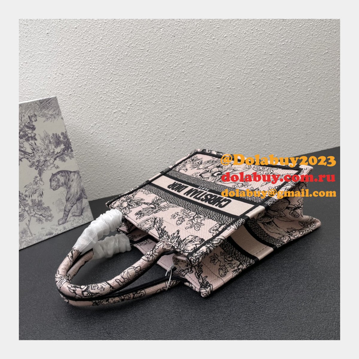 Perfect Designer DIOR CD BOOK TOTE Wholesale Inspired