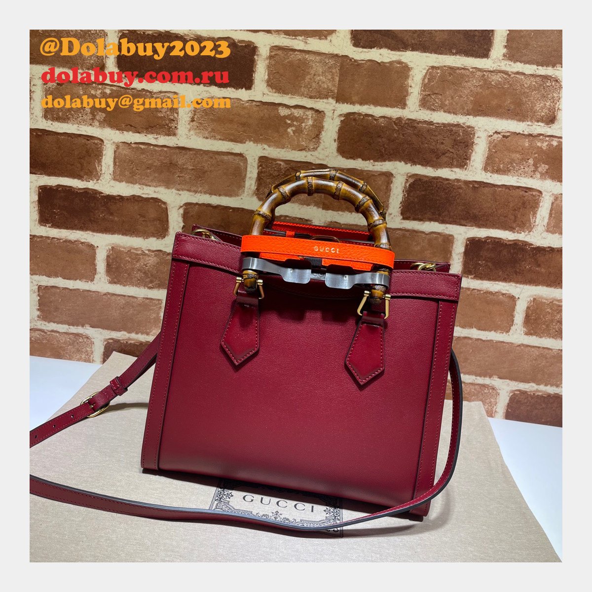 AAA Replica Designer Gucci 660195 Diana small tote leather Handbags