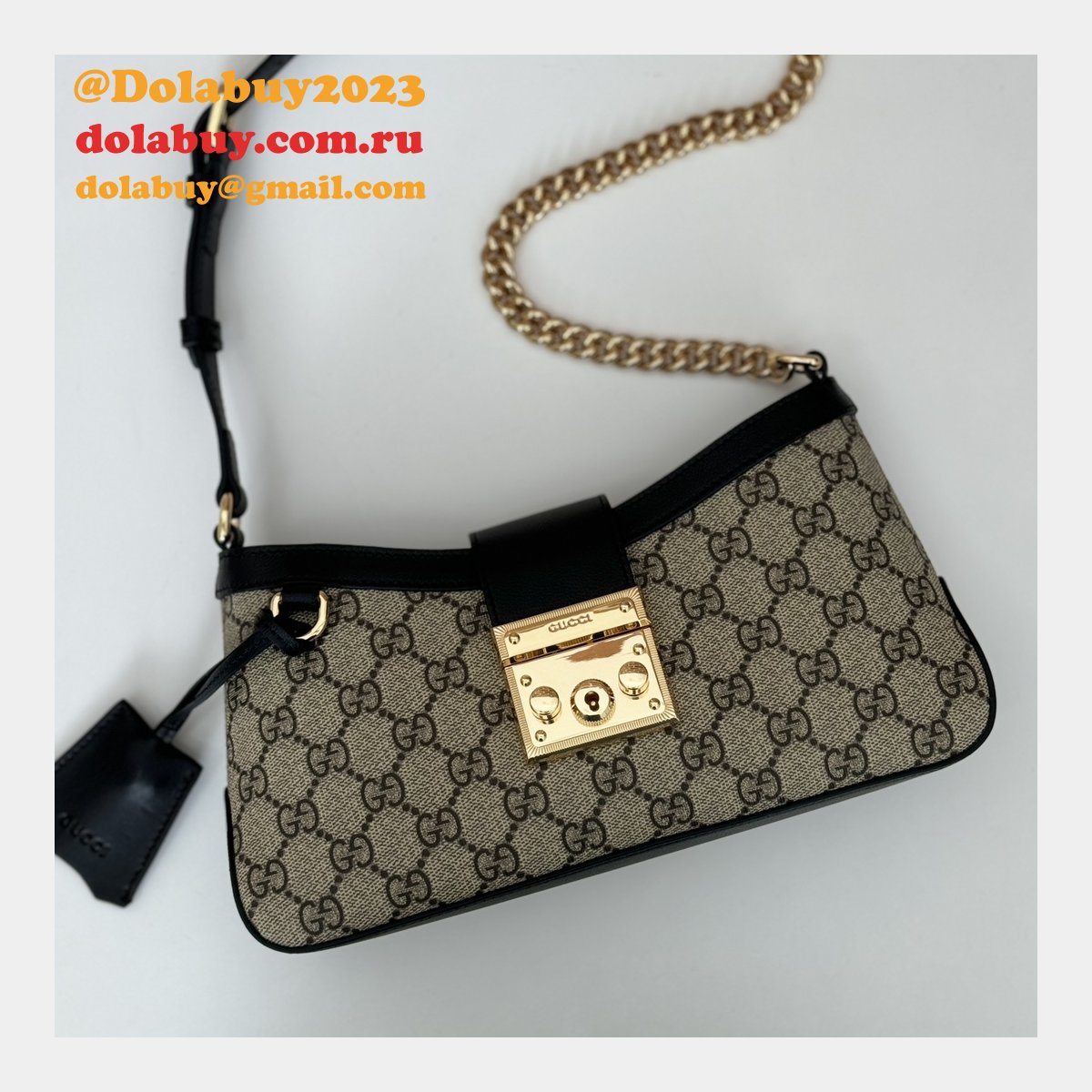 Gucci Best Quality Replicas 811705 Padlock Shoulder Bag