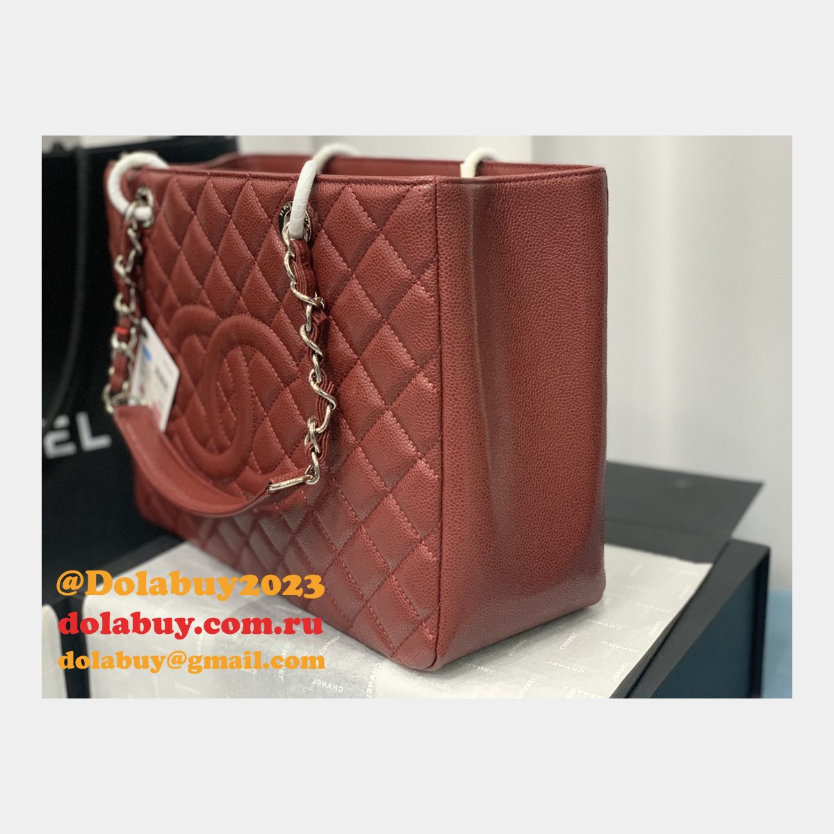 Best classic CC 50995 shopping bag CAVIAR leather