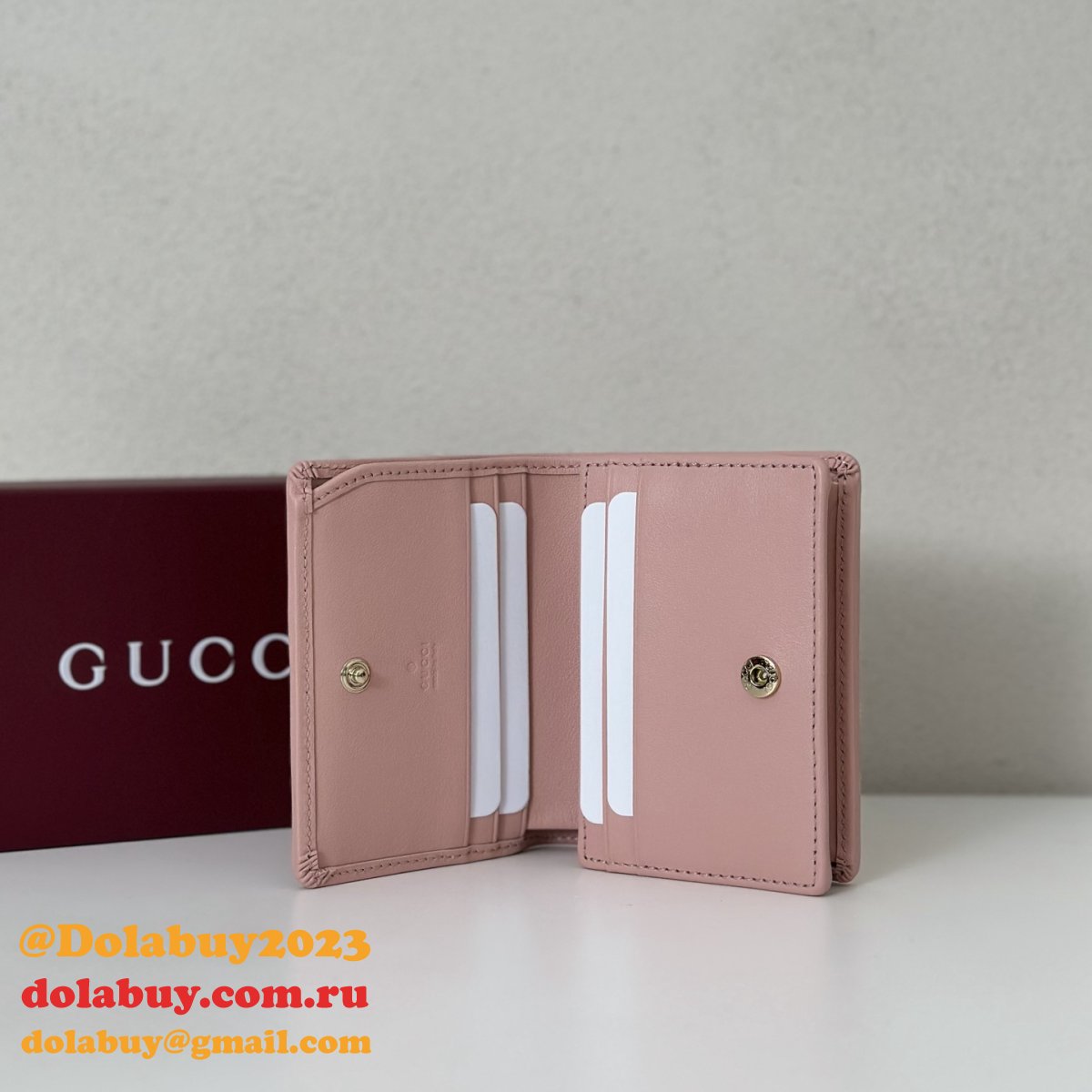 Gucci Inspired GG Emblem Compact Wallet 820692/621887 Bag