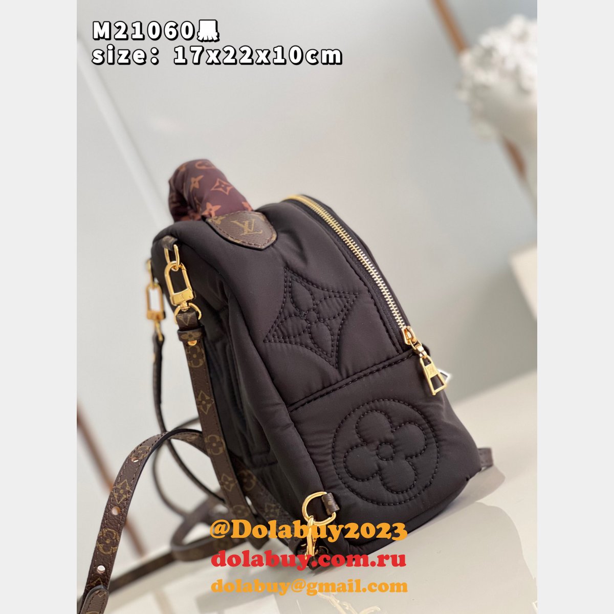 Louis Vuitton Top Quality M21060 Palm Springs Fake Handbag
