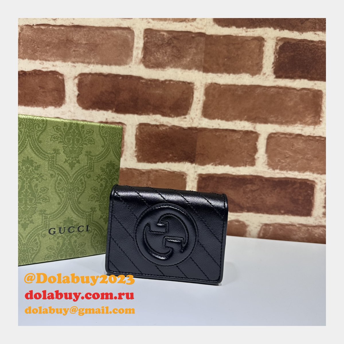 Gucci Luxury Replica Blondie Card Sase Inspired Wallet 760317