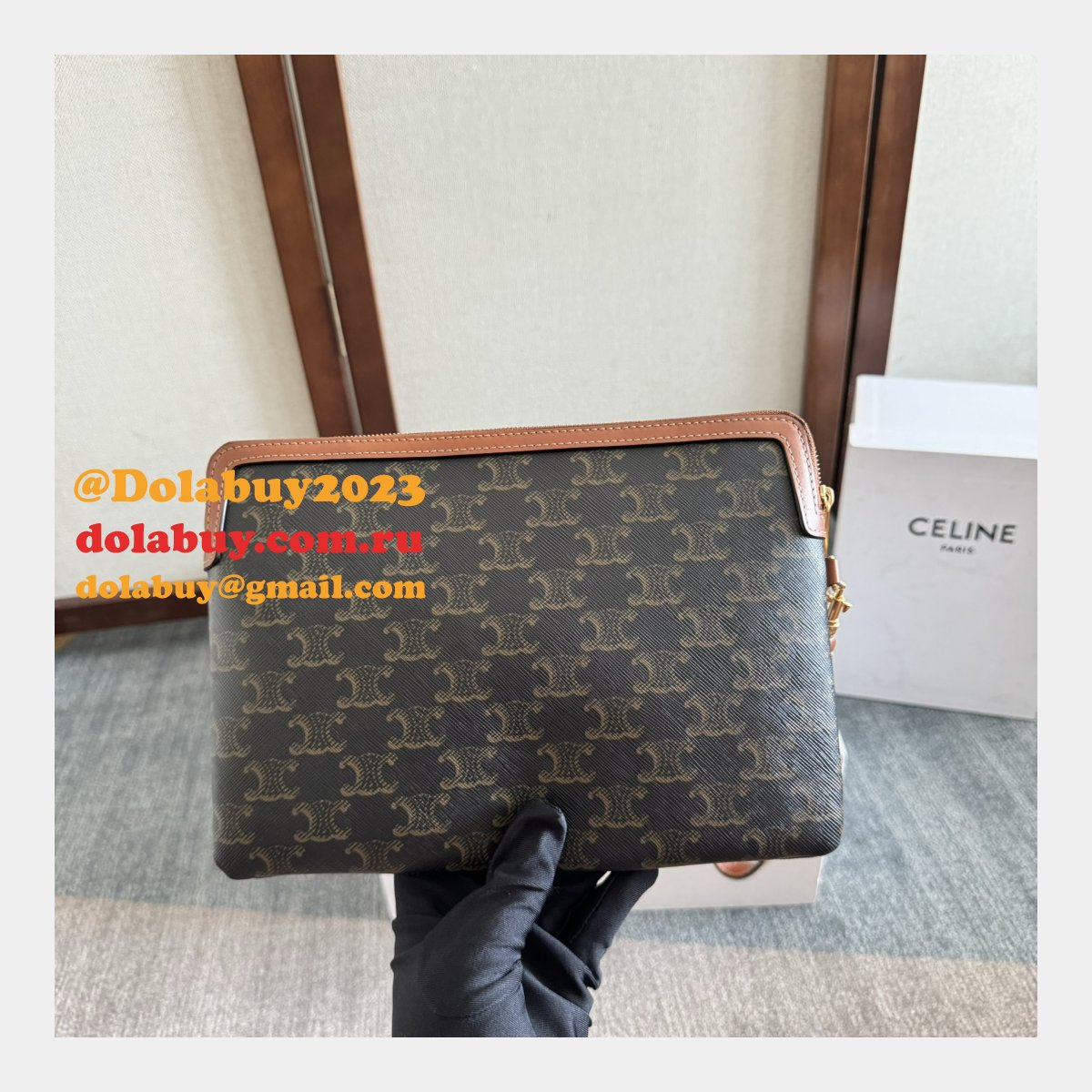 Top Quality Celine Fashion Designer 107502 Clutch