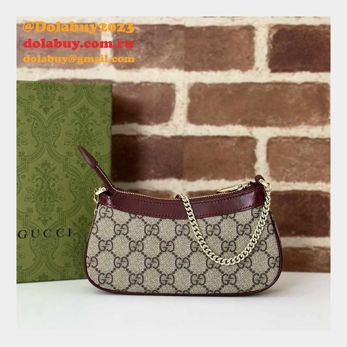 Gucci GG Mini Bag 818763 Panda Detail Designer Sale