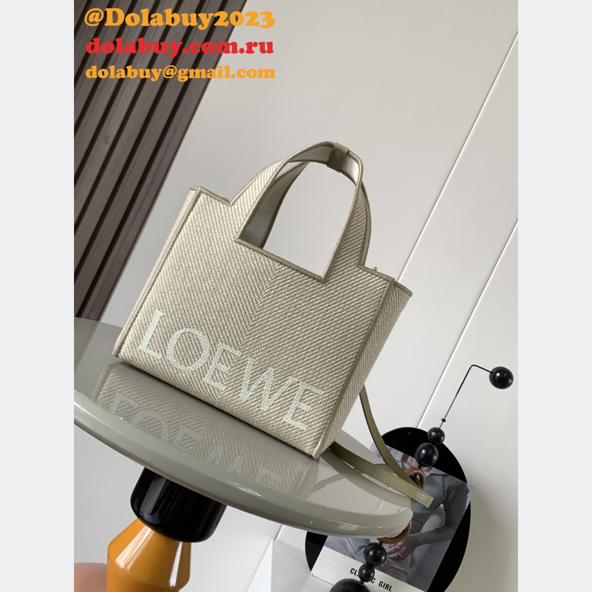 Loewe WE Font Tote Cavans Bag