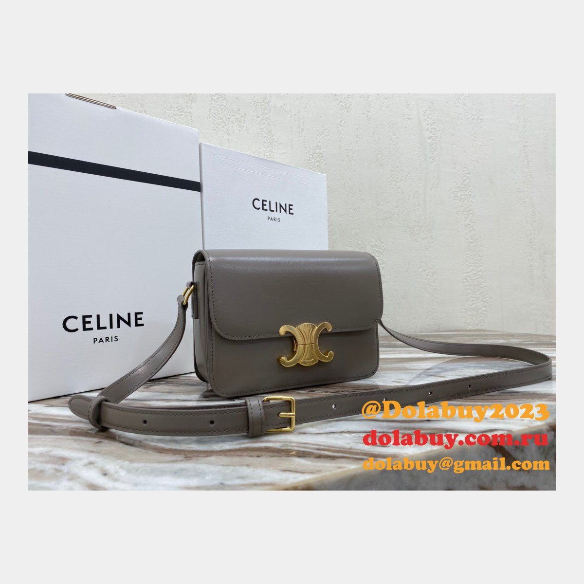 Celine Replica Knock Off Triomphe Micro Luggage 18.5 cm Handbags