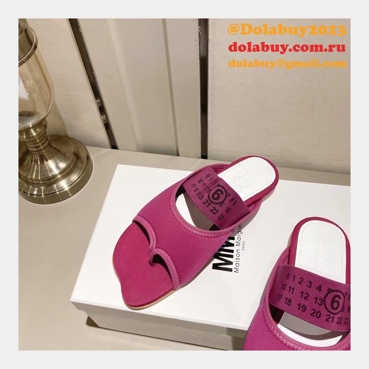 Replica Maison Margiela Knockoff MM6 Flip Flops Shoes